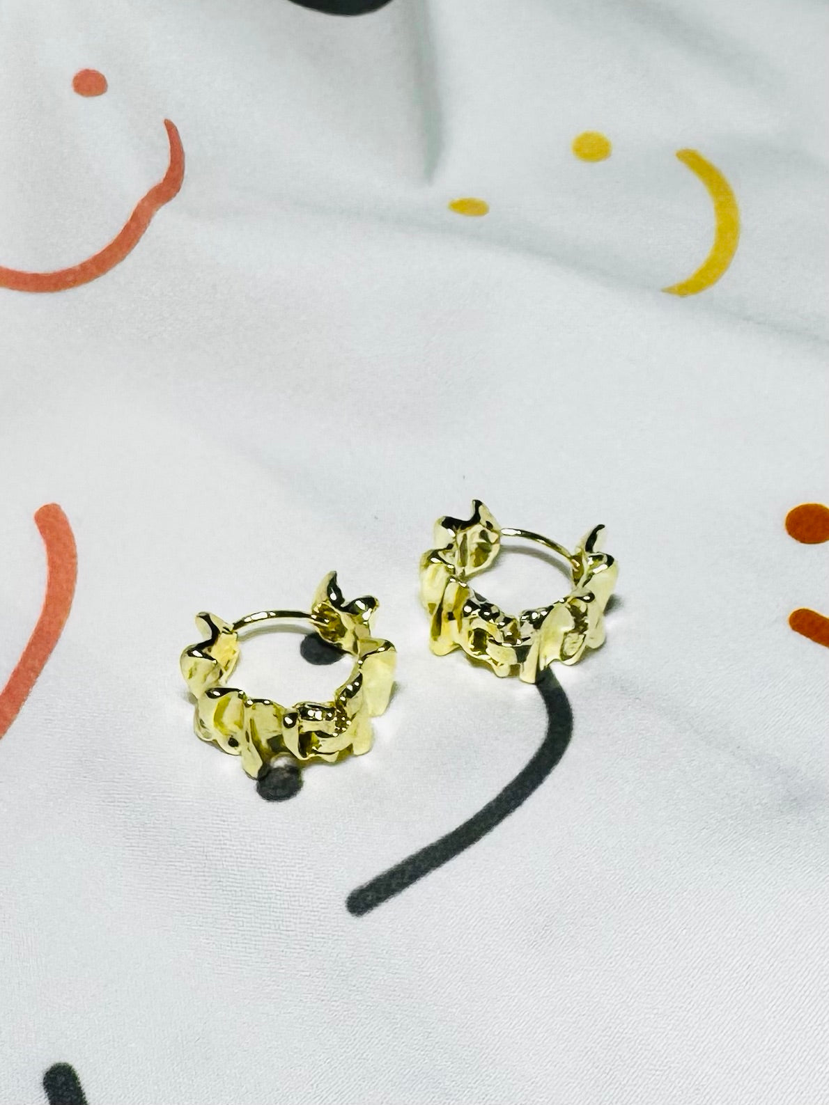 Aretes con forma irregular